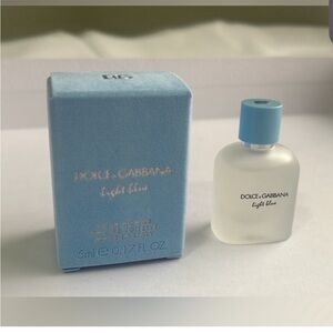 New, unused and authentic Dolce & Gabbana Light Blue Eau mini size